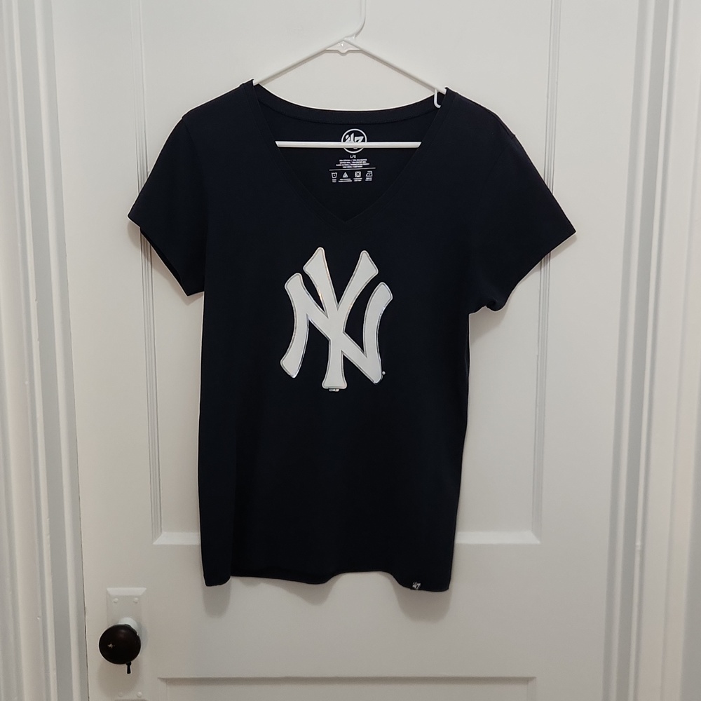 Women's '47 Brand New York Yankees Short Sleeve T-Shirt Size Large